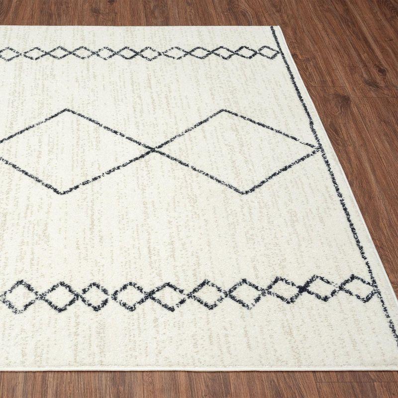 Luxe Weavers Moroccan Geometric Area Rug