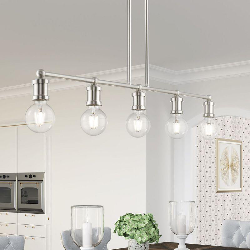 Livex Lighting Lansdale 5 - Light Chandelier in  Brushed Nickel