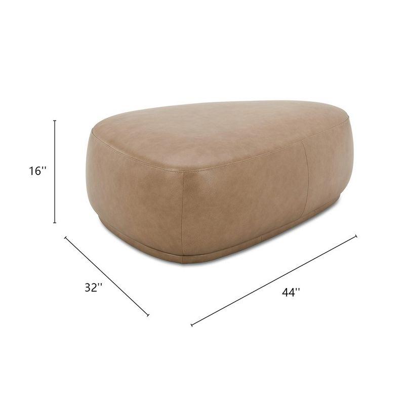 Jennifer Taylor Home Pebble 44 inch Rounded Triangle Cocktail Ottoman