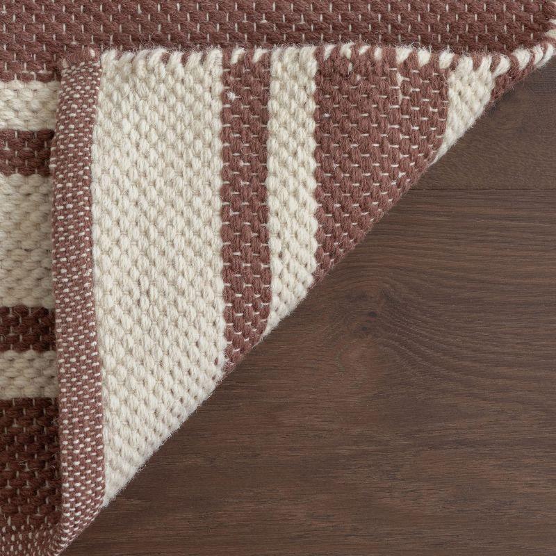 Frenshe Interiors x Rugs USA Frenshe Interiors x Rugs USA Bowery Striped Wool Area Rug