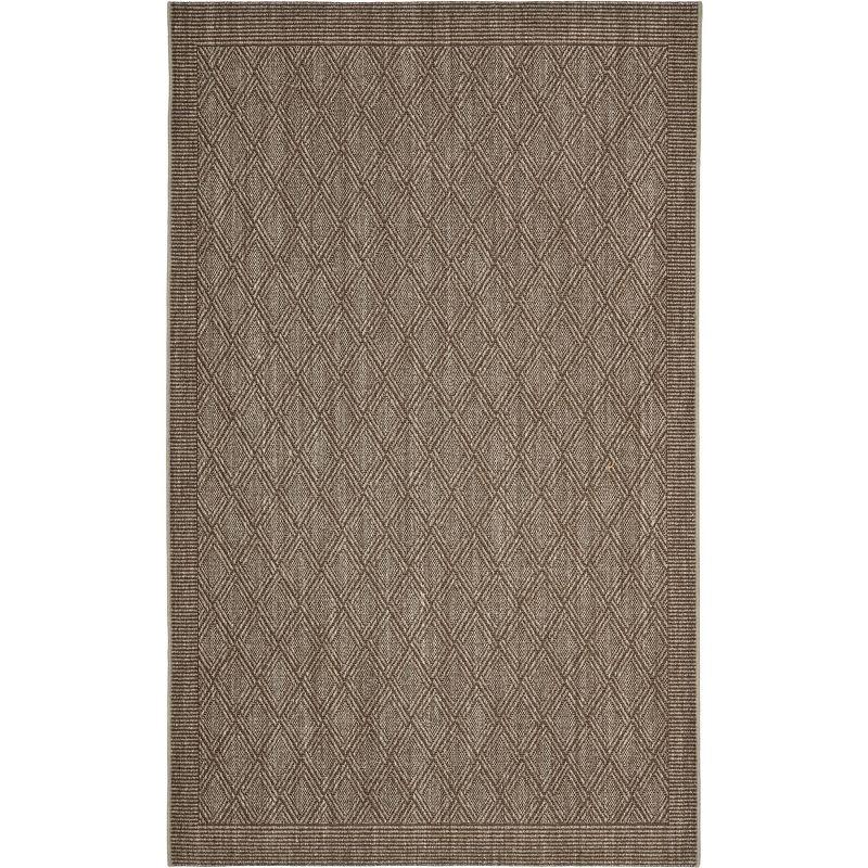 Palm Beach PAB351 Power Loomed Area Rug - Silver - 4'x6' - Safavieh.