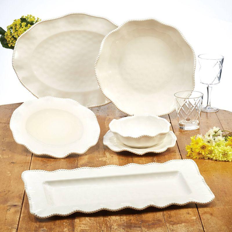 Certified International Perlette 22 oz. Melamine Dining Bowl (Set of 4)