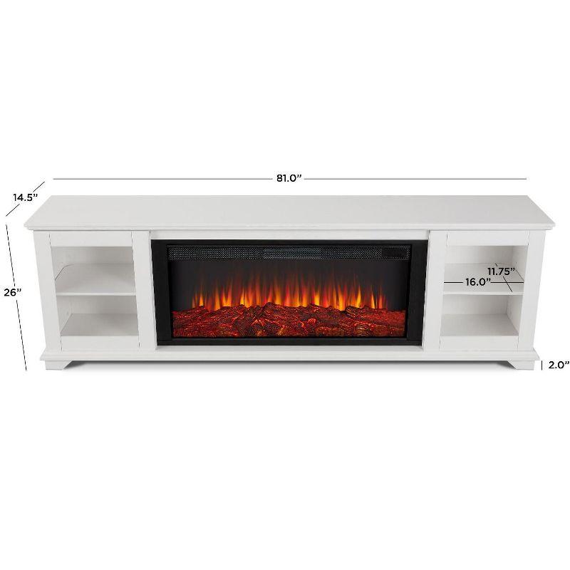 Real Flame Benjamin 81" Landscape TV Stand with Electric Fireplace by Real Flame