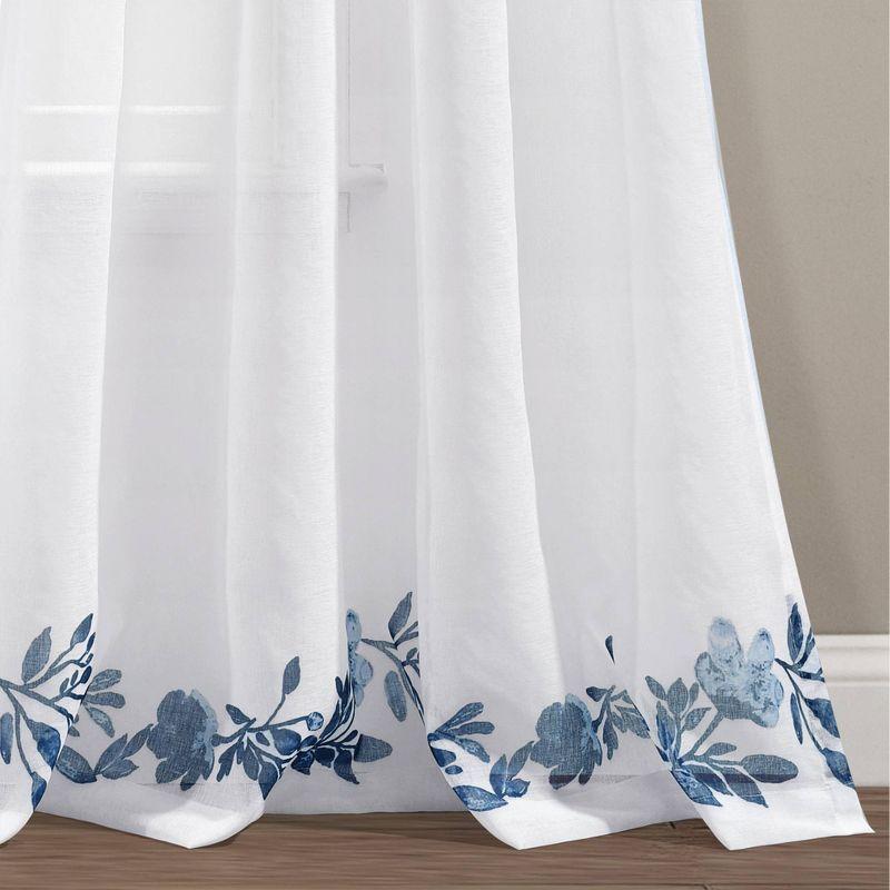 Tanisha Polyester Sheer Curtain Pair (Set of 2)