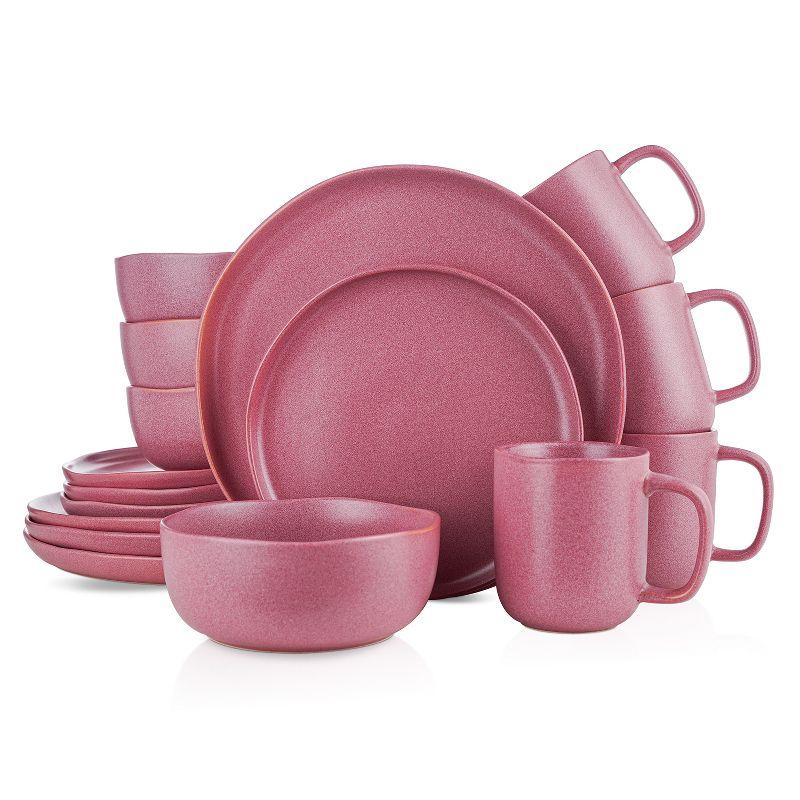 Stone Lain Tom 16-Piece Stoneware Dinnerware Set, Service for 4