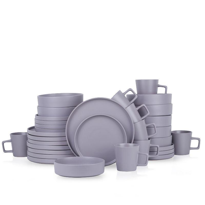 Stone Lain Cleo 32-Piece Stoneware Dinnerware Set, Service for 8