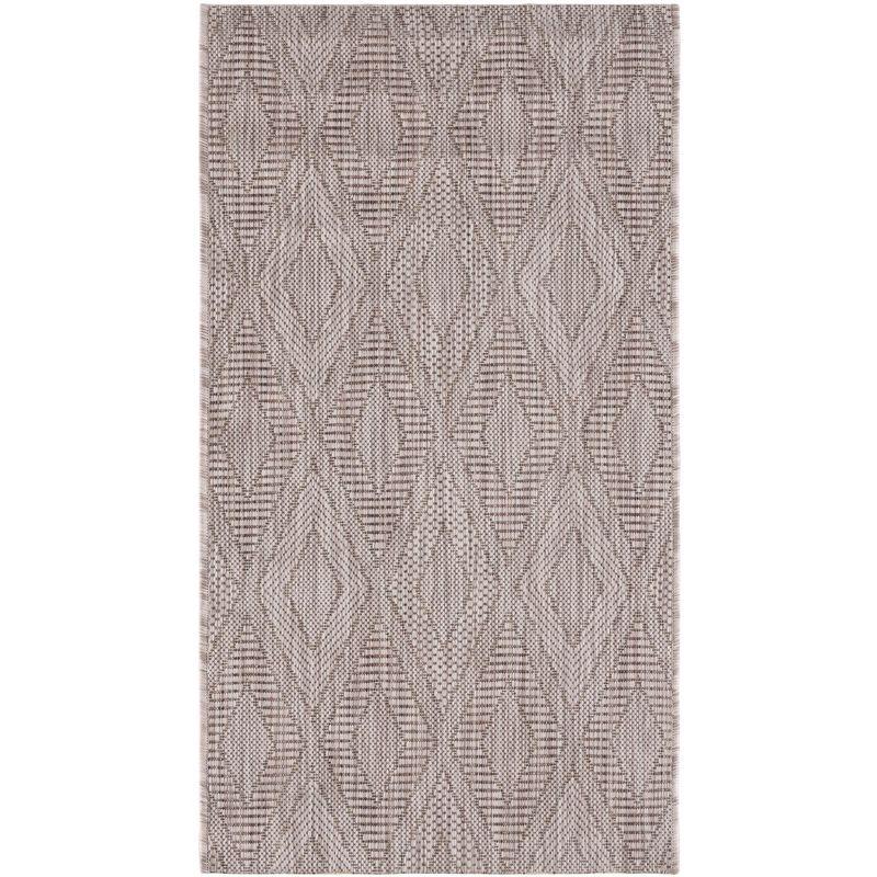 Davy Geometric Beige Indoor / Outdoor Area Rug
