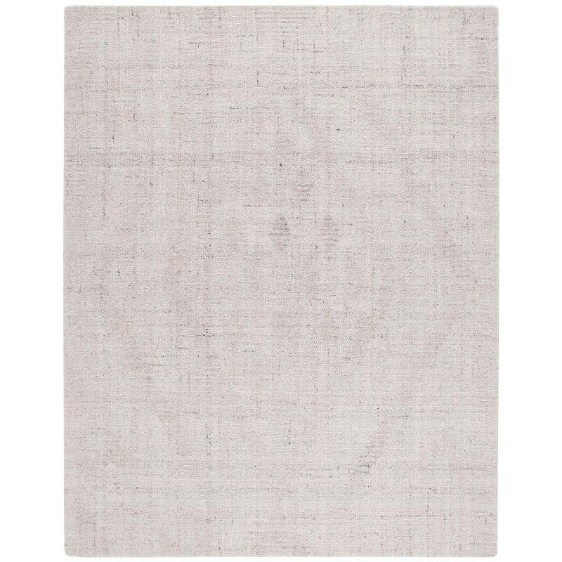 Abstract ABT149 Handmade Tufted Area Rug - Ivory/Grey - 8'-0" x 10'-0" - Safavieh