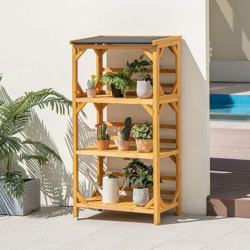 Red Barrel Studio® Wood Plant Stand