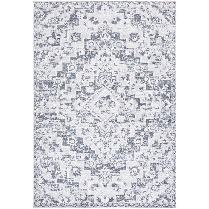 Toscana TOS650 Power Loomed Area Rug - Grey/Ivory - 8'x10' - Safavieh.