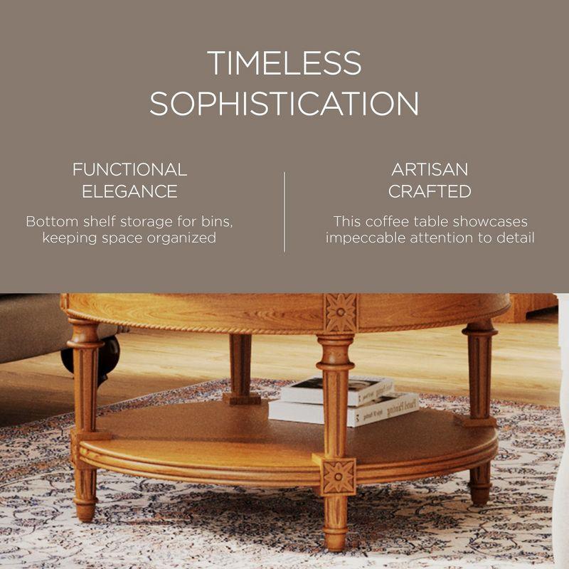 Maven Lane Maven Lane Pullman Round Wooden Coffee Table