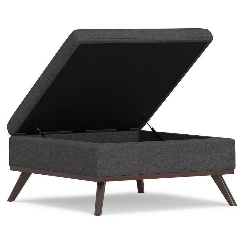 Simpli Home Owen Upholstered Ottoman