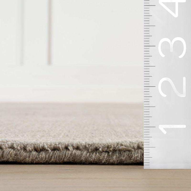 Lahjar Speckled Wool Blend Area Rug
