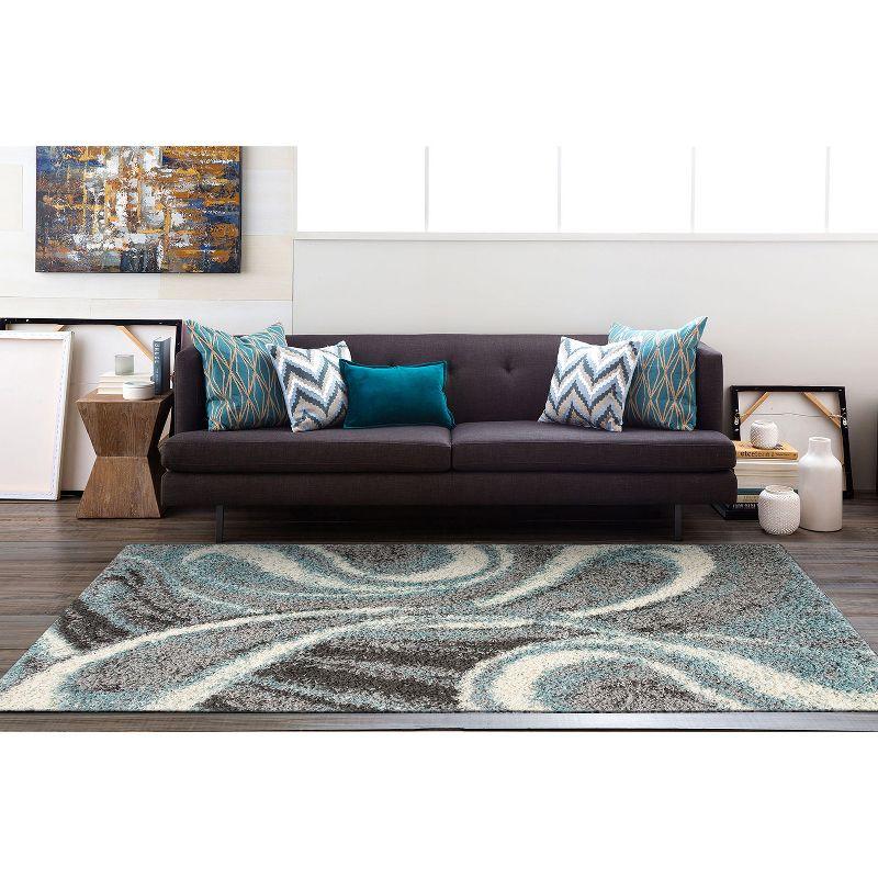 World Rug Gallery Contemporary Cozy Plush Shag Area Rug