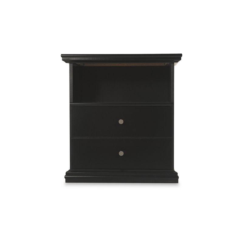 Signature Design by Ashley Casual Maribel Nightstand, Black