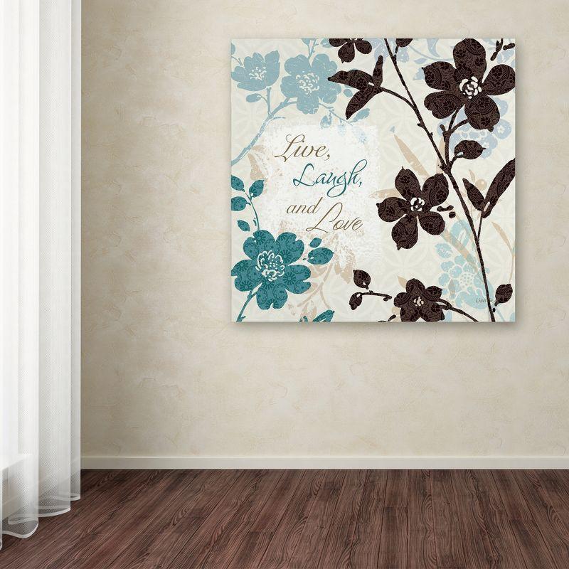 Lisa Audit 'Botanical Touch Quote II' Canvas Art - 24x24