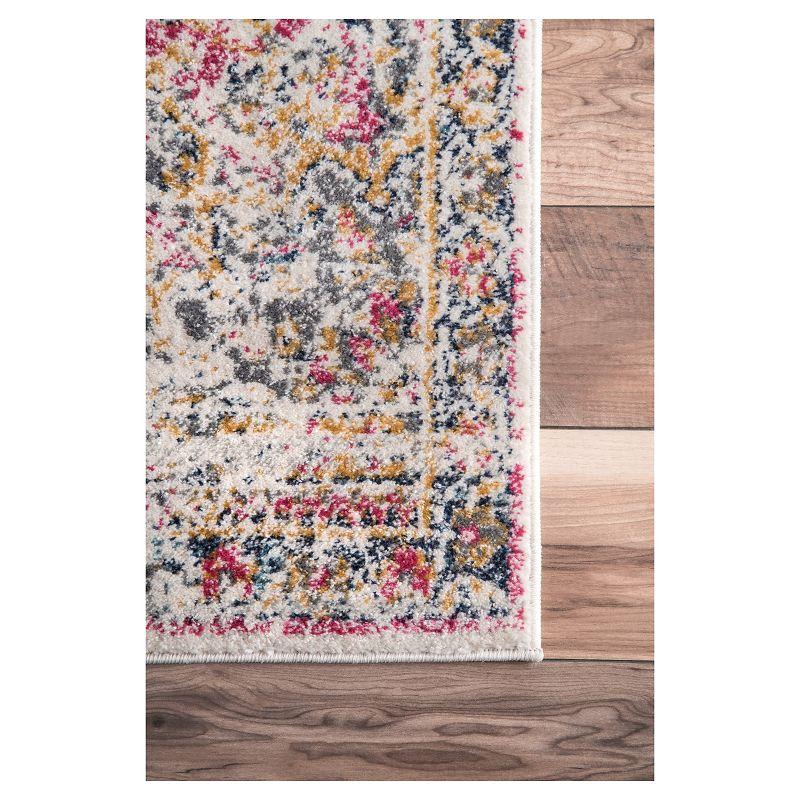 5'x7'5" Solid Loomed Area Rug Pink - nuLOOM: Traditional Indoor Low Pile, Stain-Resistant, Machine Made, Polypropylene