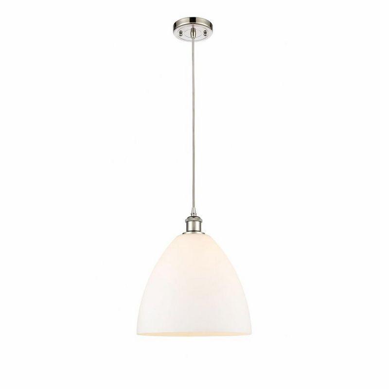 Innovations Lighting Bristol Glass 1 - Light Pendant in  Polished Nickel