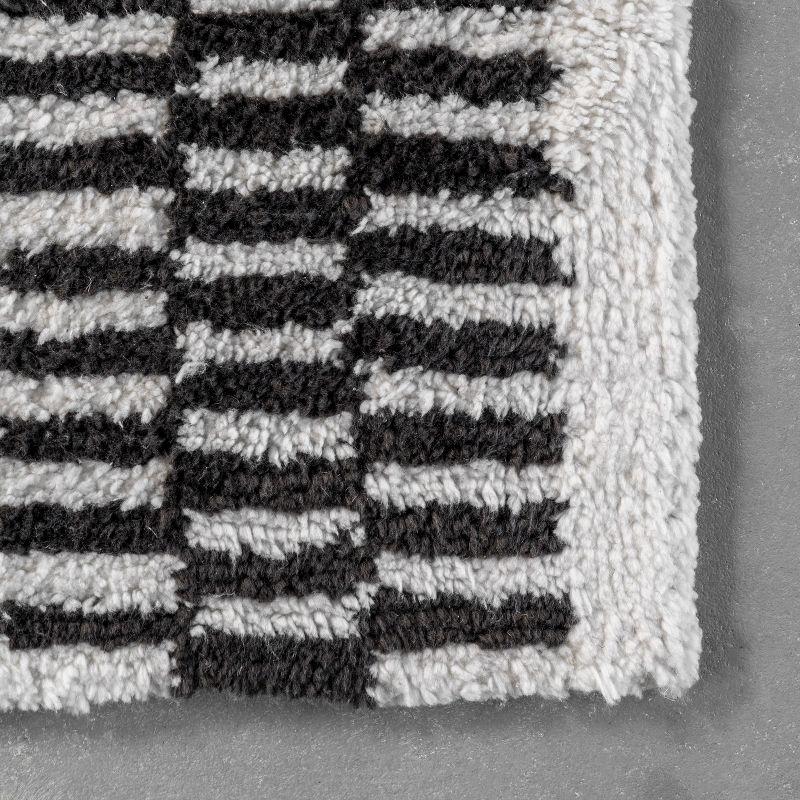 Nuloom Kasha Striped 8x10 Indoor Area Rug for Living Room Bedroom Dining Room Kitchen, Grey/Ivory