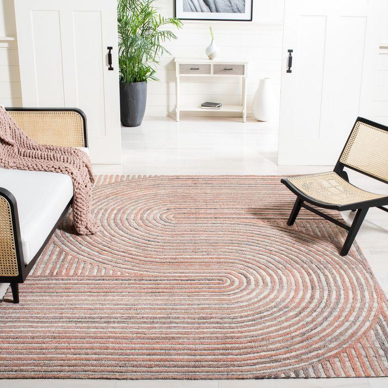 Southampton SHA301 Hand Tufted Indoor Area Rug - Rust - 8'x10' - Safavieh