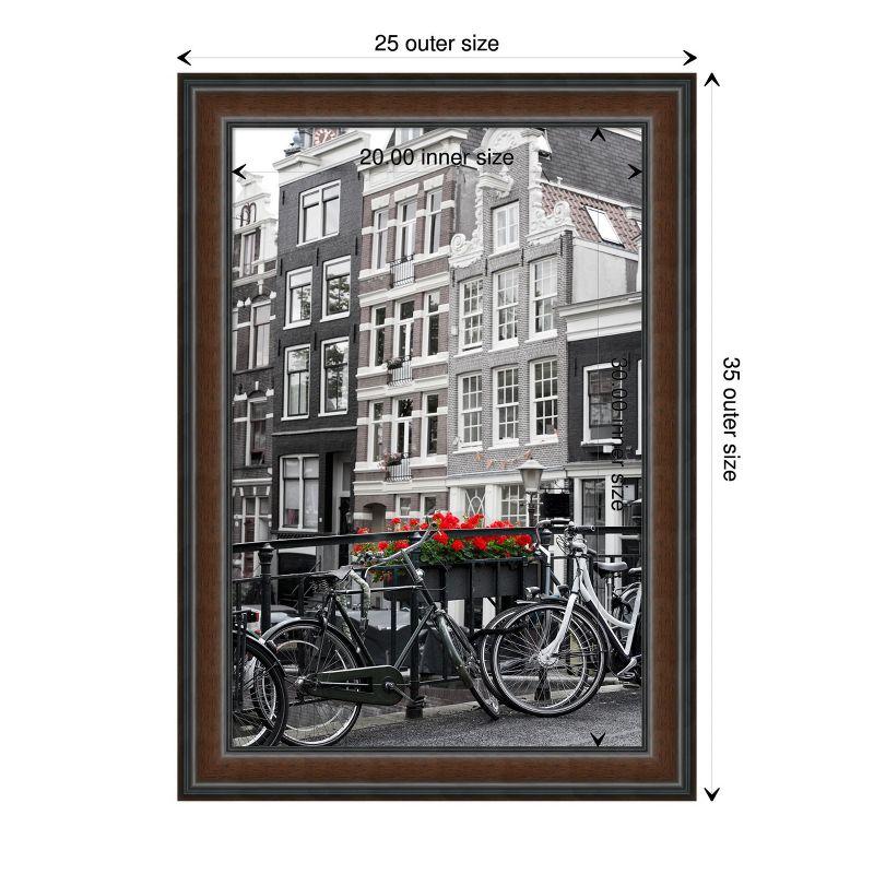 Amanti Art Cyprus Walnut Wood Picture Frame Opening Size 20x30 in.