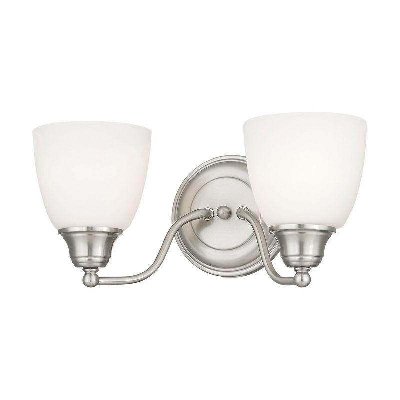 Livex Lighting Somerville 2 - Light Vanity in  Brushed Nickel