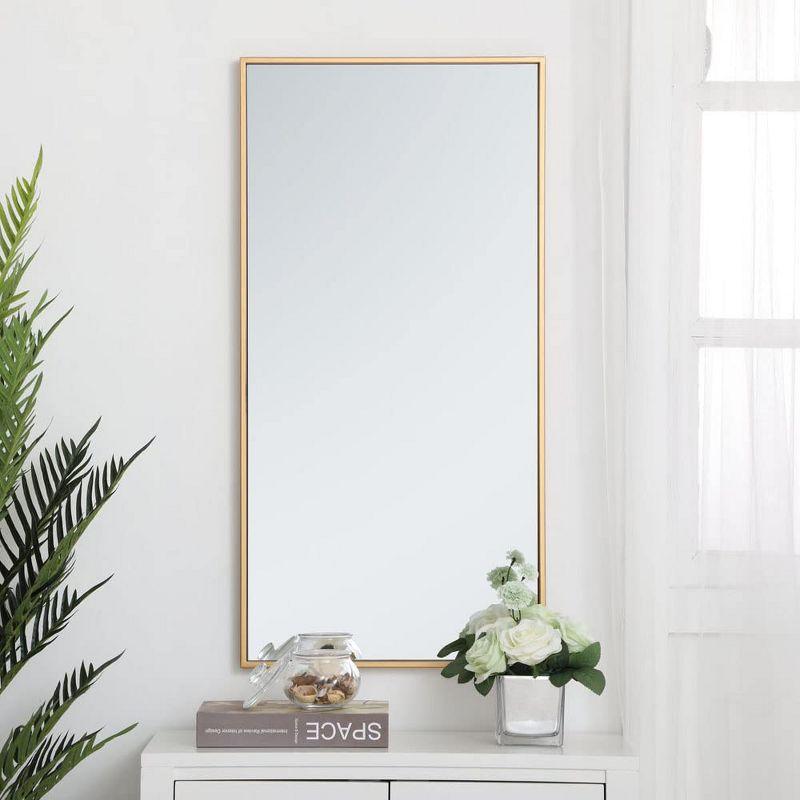 Sabine Metal Rectangle Wall Mirror