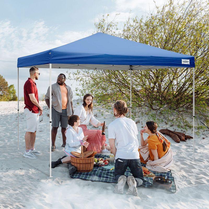 V-Pro Series 10 Ft. W x 10 Ft. D Steel Pop-Up Canopy