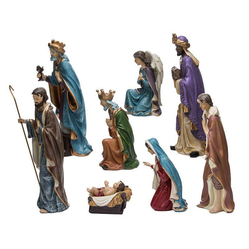 Kurt Adler 9" Nativity, 8-Piece Set