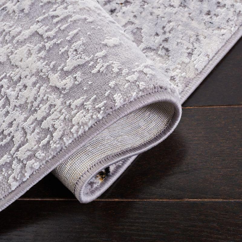 Amelia ALA232 Power Loomed Area Rug - Grey/Gold - 4'5"x6'5" - Safavieh.