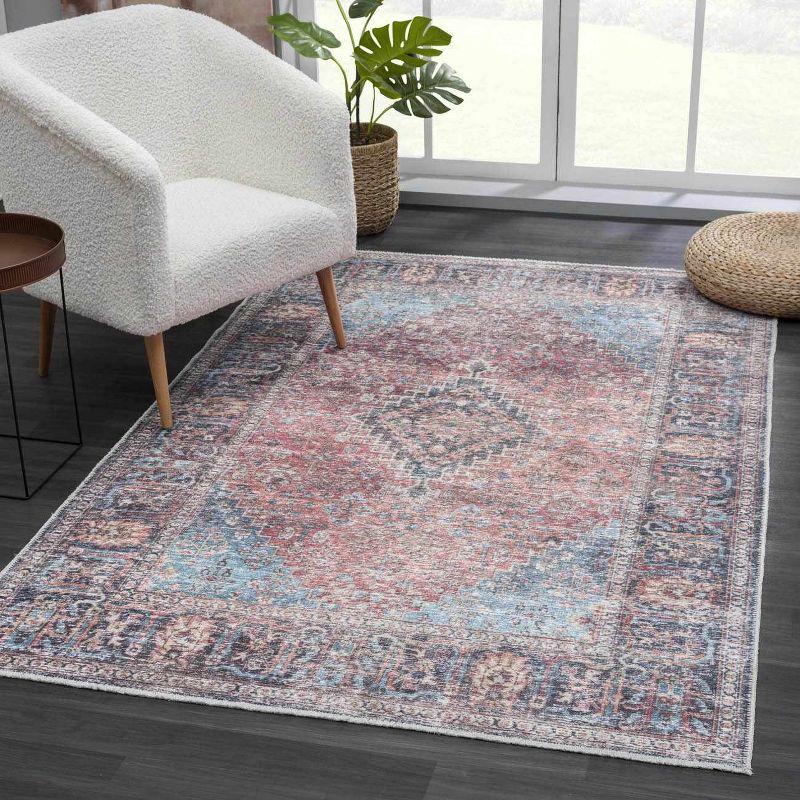 Hauteloom Rectangle Area Rug   Light Blue