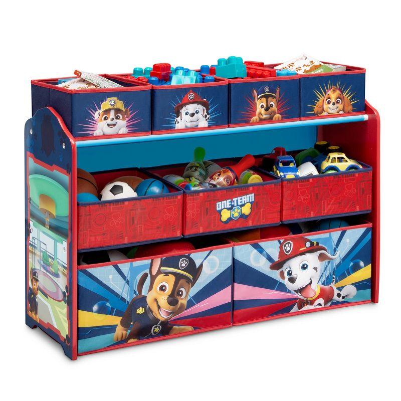 Delta Children PAW Patrol Deluxe 9 Bin Design and Store Toy Organizer