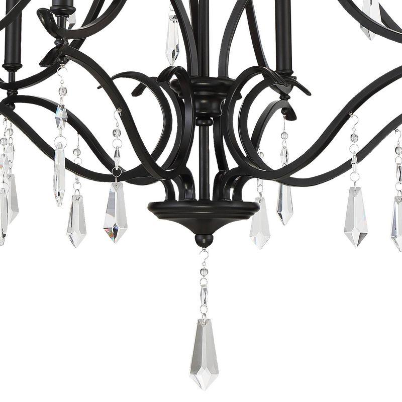 9 - Light Dimmable Tiered Chandelier