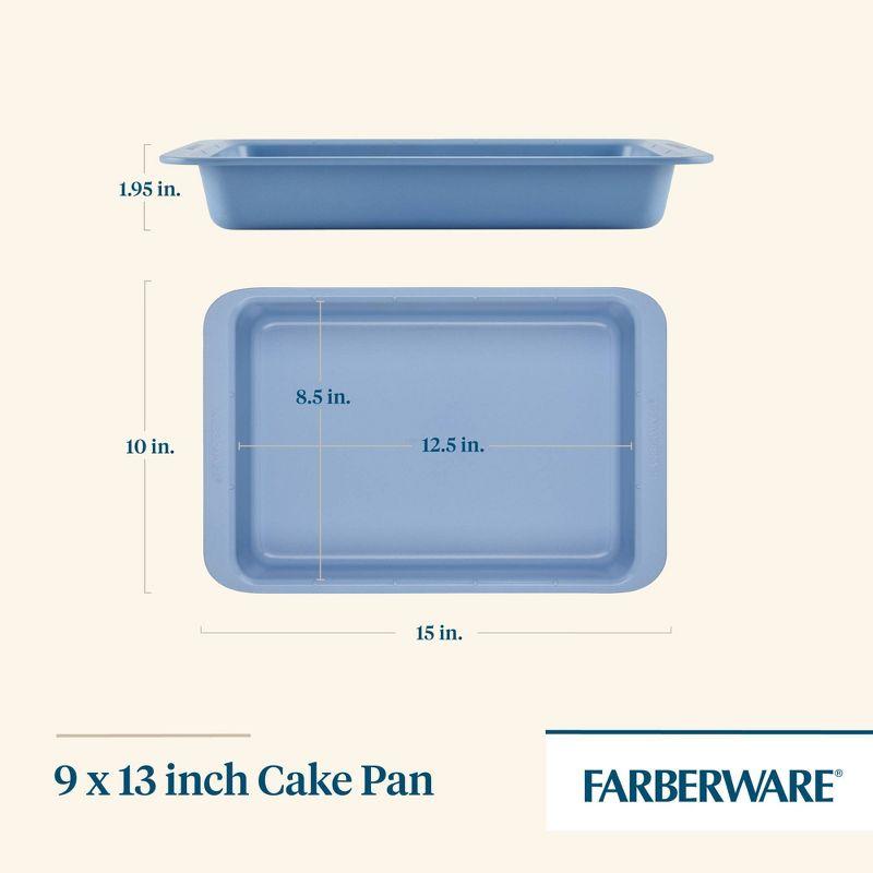 Blue Nonstick Silicone Rectangular Cake Pan 18" x 13.5"