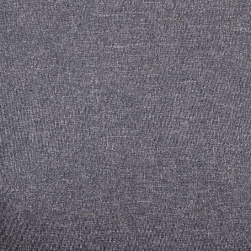 Flash Furniture Langston Commercial Grade Faux Linen Upholstered Mid Century Modern Arm Chair with Walnut Finished Wooden Frame and Arms in Gray