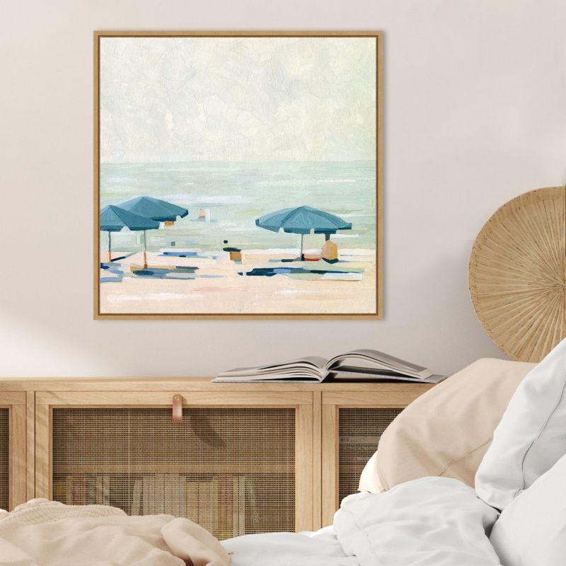 Amanti Art If Its the Beaches II by Emma Scarvey Canvas Wall Art Print Framed 22 x 22-in.