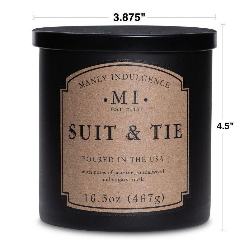 16.5oz Jar Candle Classic Collection Suit & Tie - Manly Indulgence