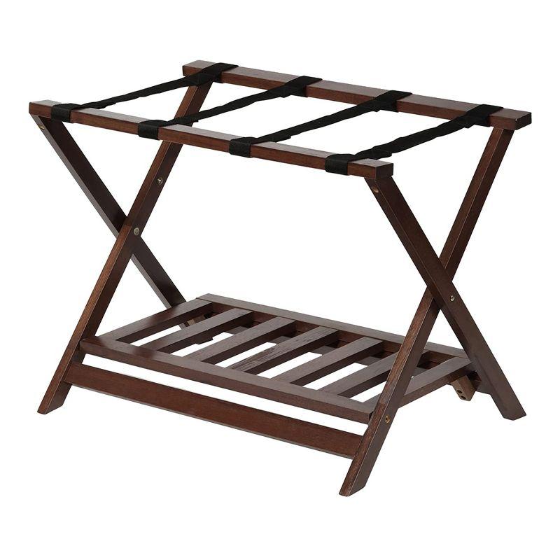 Folding Wood Luggage Rack