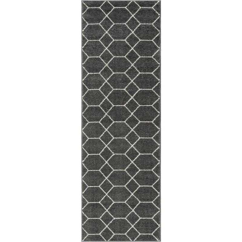 Unique Loom Trellis Frieze Geometric Trellis Indoor Woven Area Rug