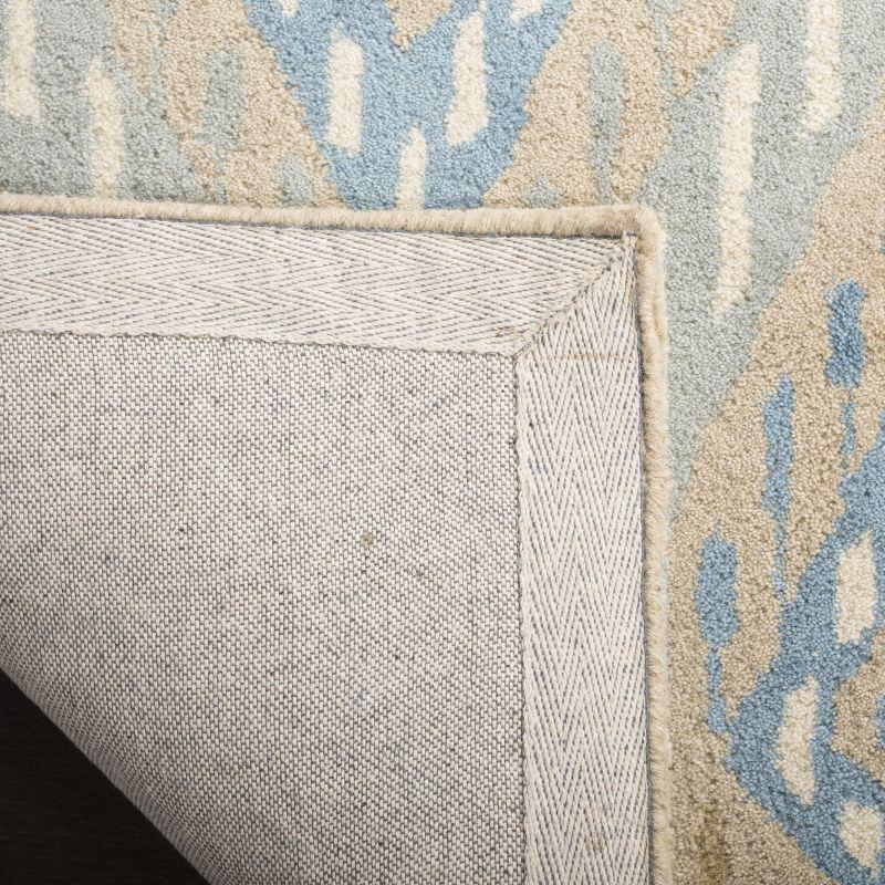 Wyndham WYD373 Hand Tufted Indoor Area Rug - Blue/Ivory - 7'x7' - Safavieh