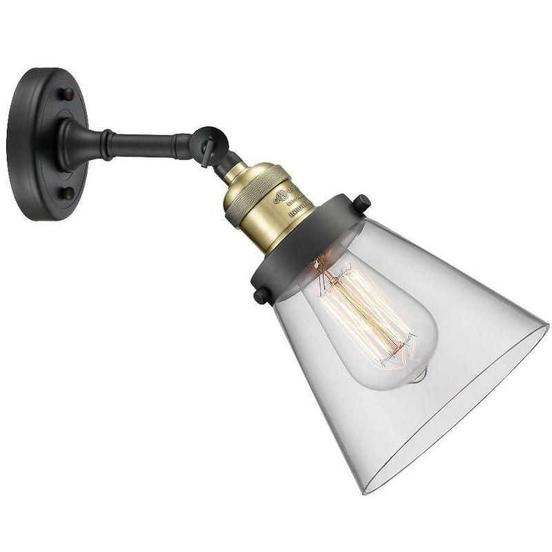 Innovations Lighting Franklin Restoration 1 - Light Sconce in  Black Antique Brass