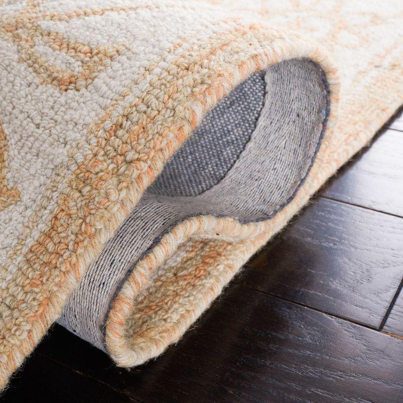 Jardin JAR601 Hand Tufted Accent Rug - Yellow/Ivory - 3'x5' - Safavieh