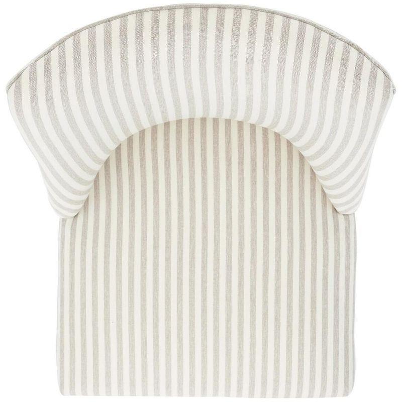 Scarlet Desk Chair - Beige Stripe - Safavieh