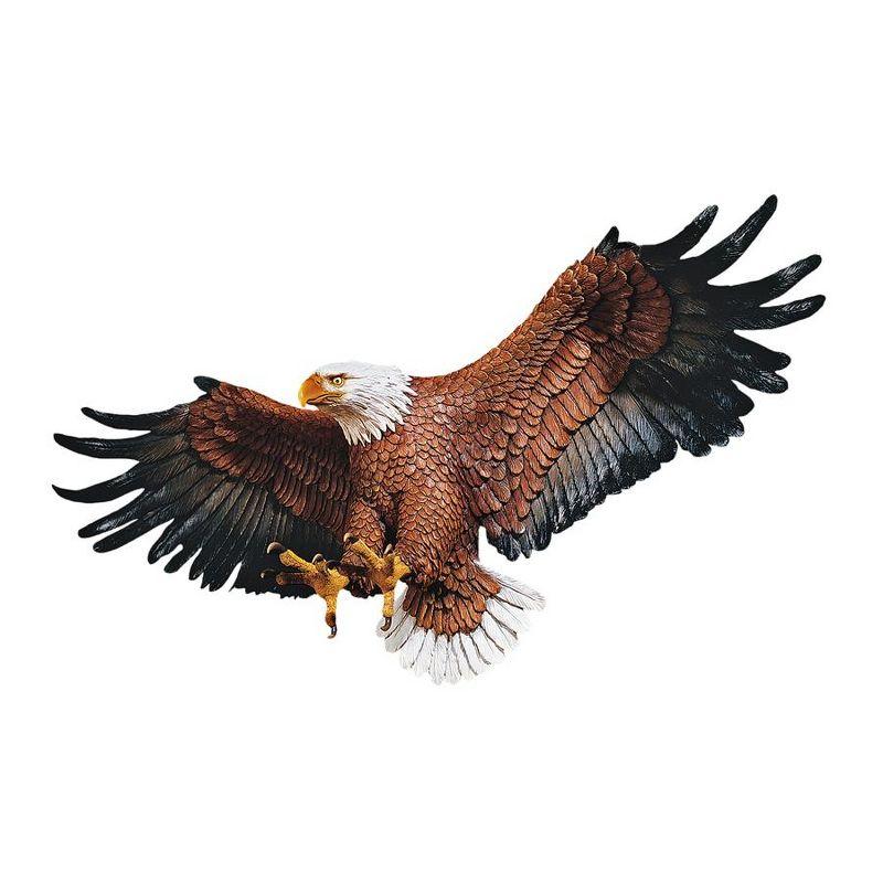 Design Toscano Freedom's Pride American Eagle Wall Sculpture - Large, Multicolored