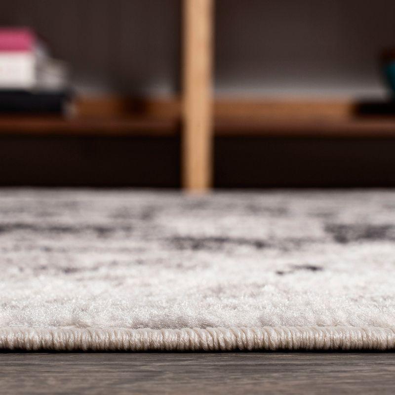 3'x5' Dune Modern Abstract Area Rug, Cream/Gray - JONATHAN Y