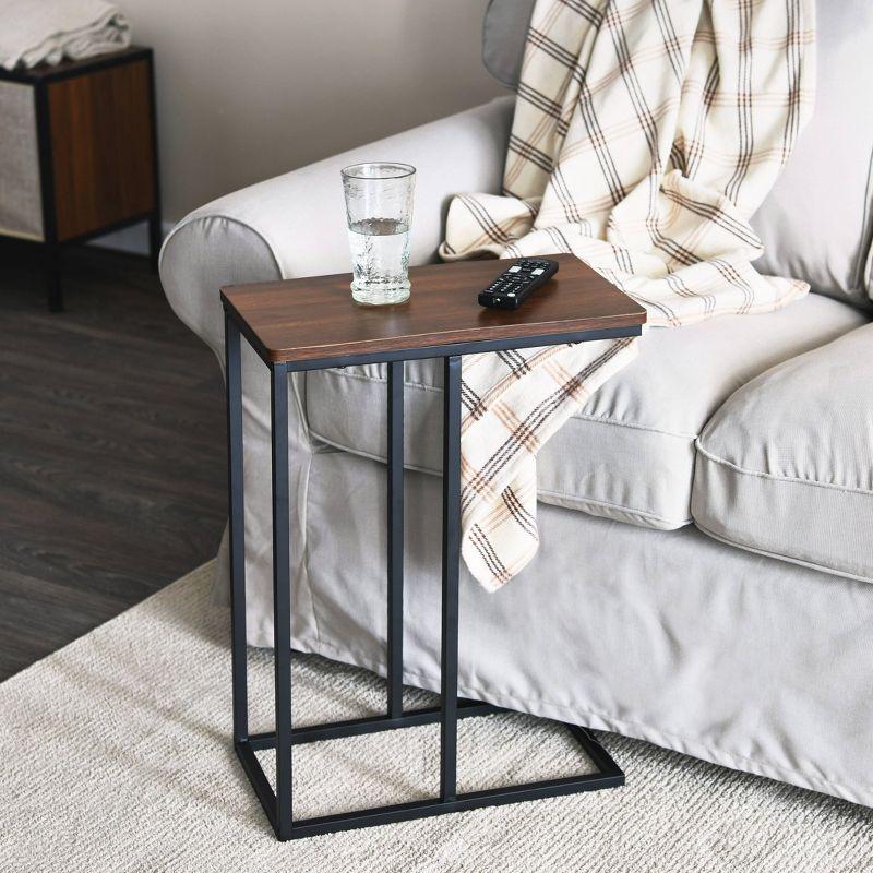 Household Essentials Jamestown C-Shaped End Table