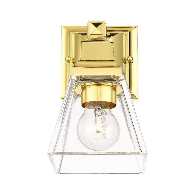 Livex Lighting Mission 1 - Light Sconce in  Polished Brass