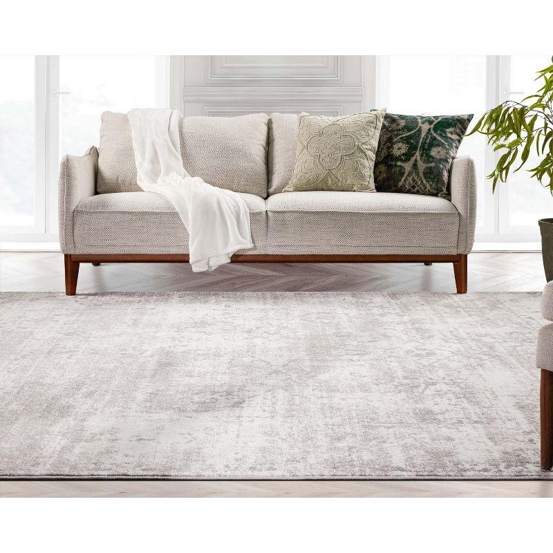 Vintage Oriental Ivory Area Rug