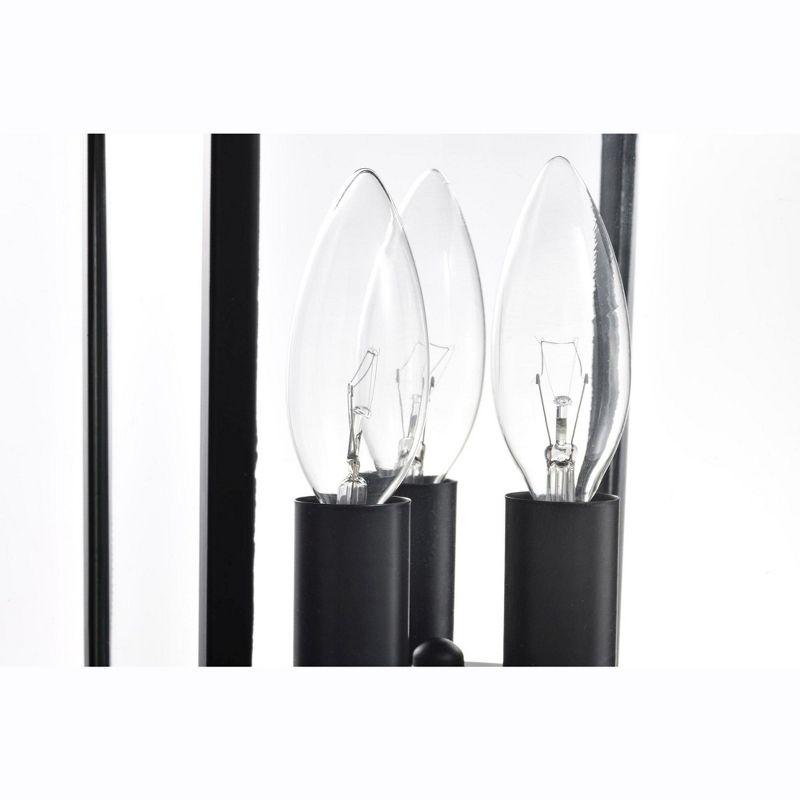 Nuvo Lighting Jamesport 3 - Light Lantern in  Matte Black