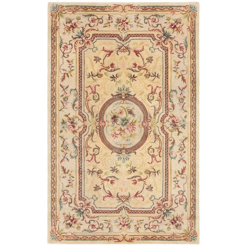 Bergama Area Rug in Light Gold/Beige